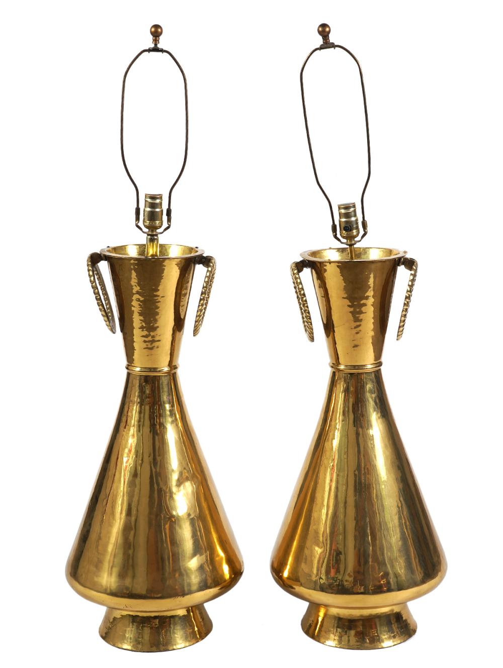 PR. BRASS HAMMERED TABLE BRASS