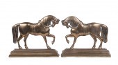PR BRASS HORSE DOORSTOPS Match