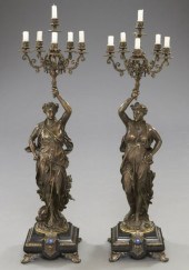 Pr. Bronze candelabra after Je