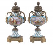 PR BRONZE MOUNTED SEVRES PORCE