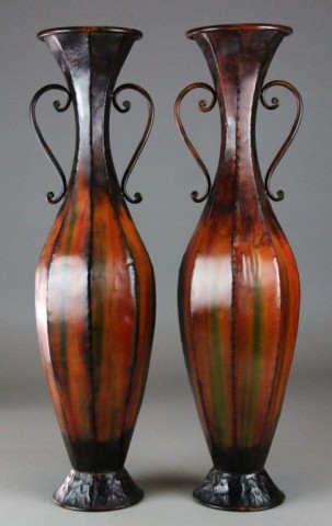 Pr. Bronzed Finished Metaled UrnsOf