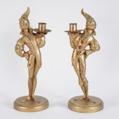 PR CARVED WOOD FIGURAL PIXIE C