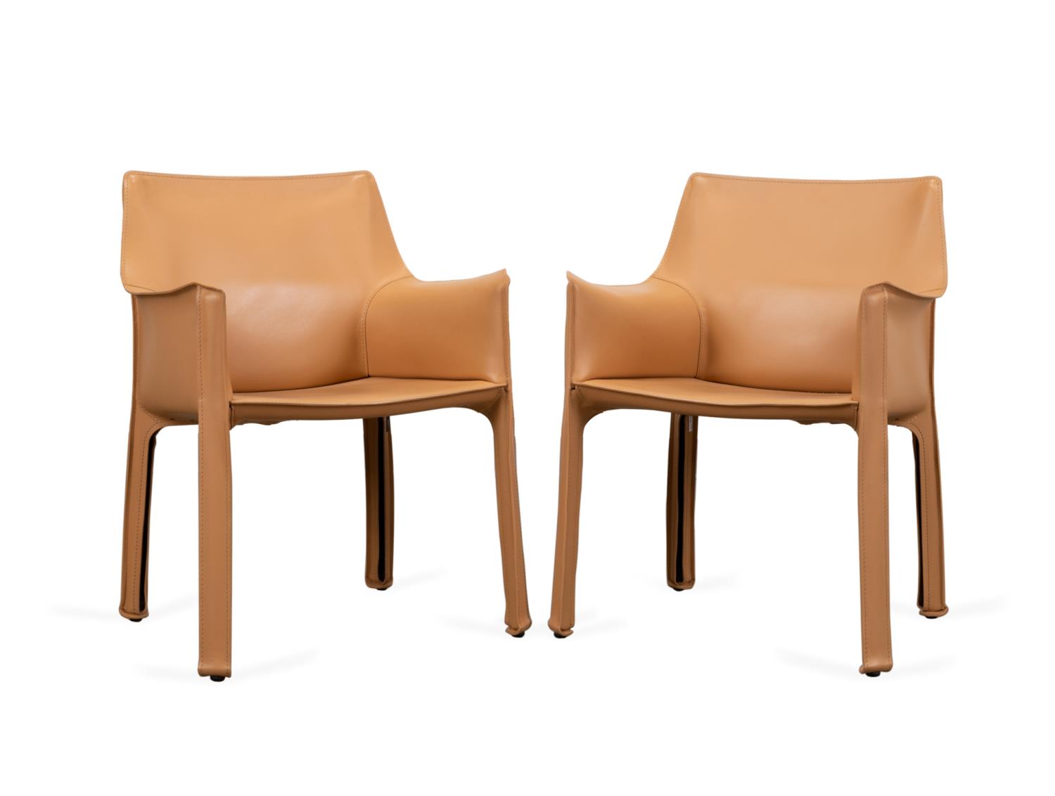 PR CASSINA TAN LEATHER CAB 413