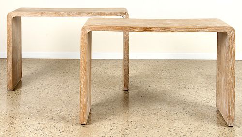 PR CERUSED OAK CONSOLES MANNER