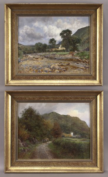 Pr. Charles France oil paintings on
