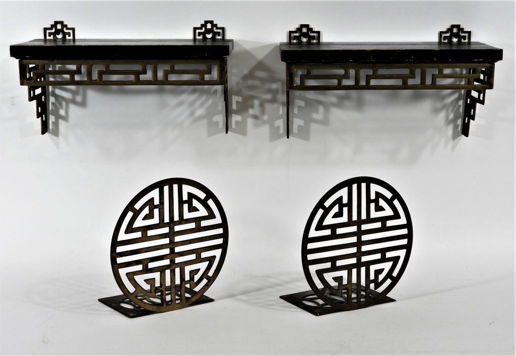 PR CHINESE ART DECO BRASS