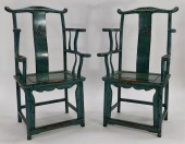 PR CHINESE BLUE-GREEN PAINTED