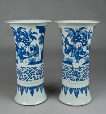 Pr. Chinese Blue & White Gu
