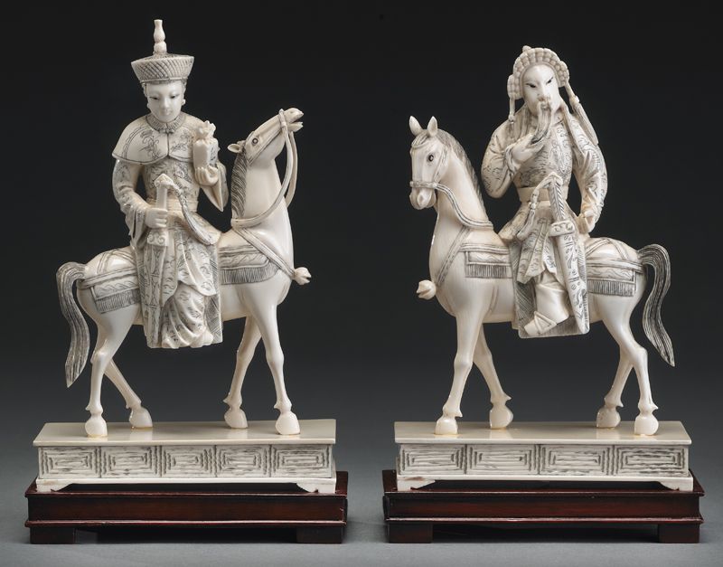 Pr. Chinese carved ivory