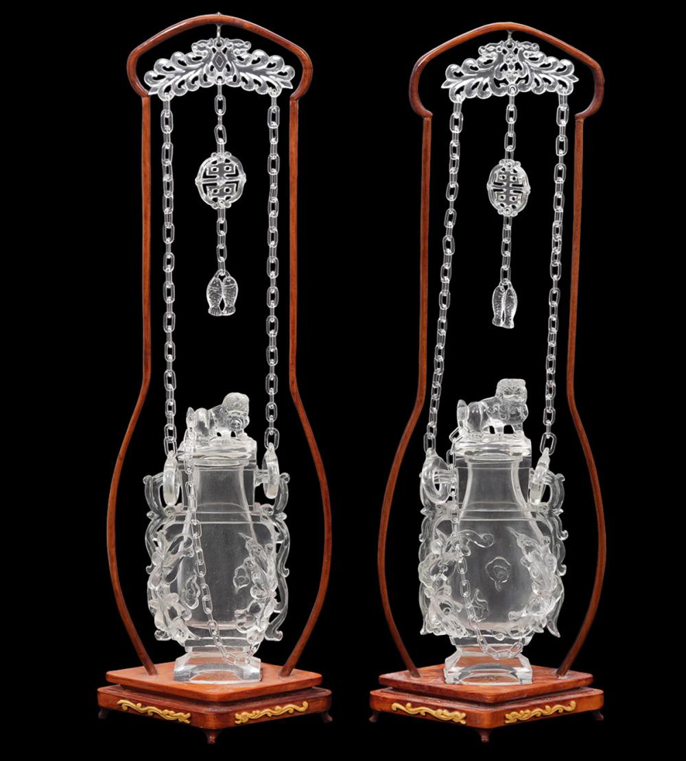PR. CHINESE CARVED ROCK CRYSTAL