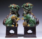 PR CHINESE CERAMIC FOO DOGS Ma