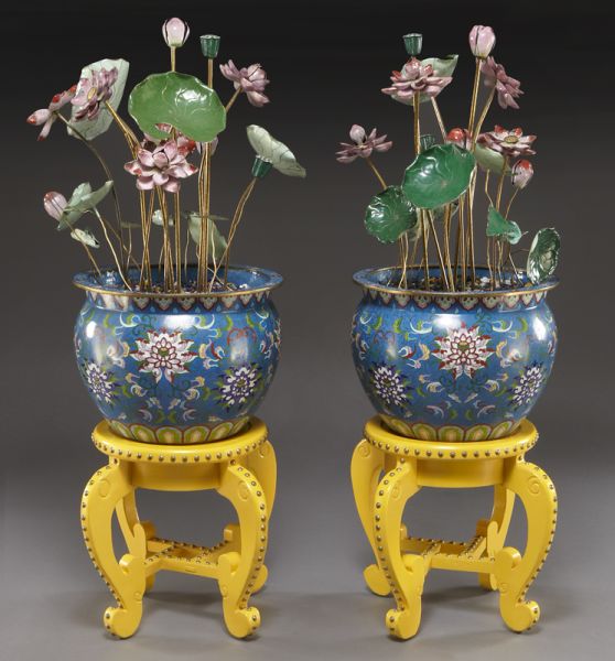 Pr. Chinese cloisonne bonsai