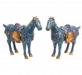 PR. CHINESE CLOISSONE HORSE FI