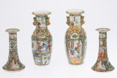 PR CHINESE FAMILLE ROSE CANDLE