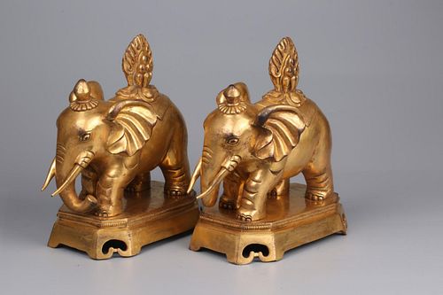 PR CHINESE GOLT GILT BRONZE