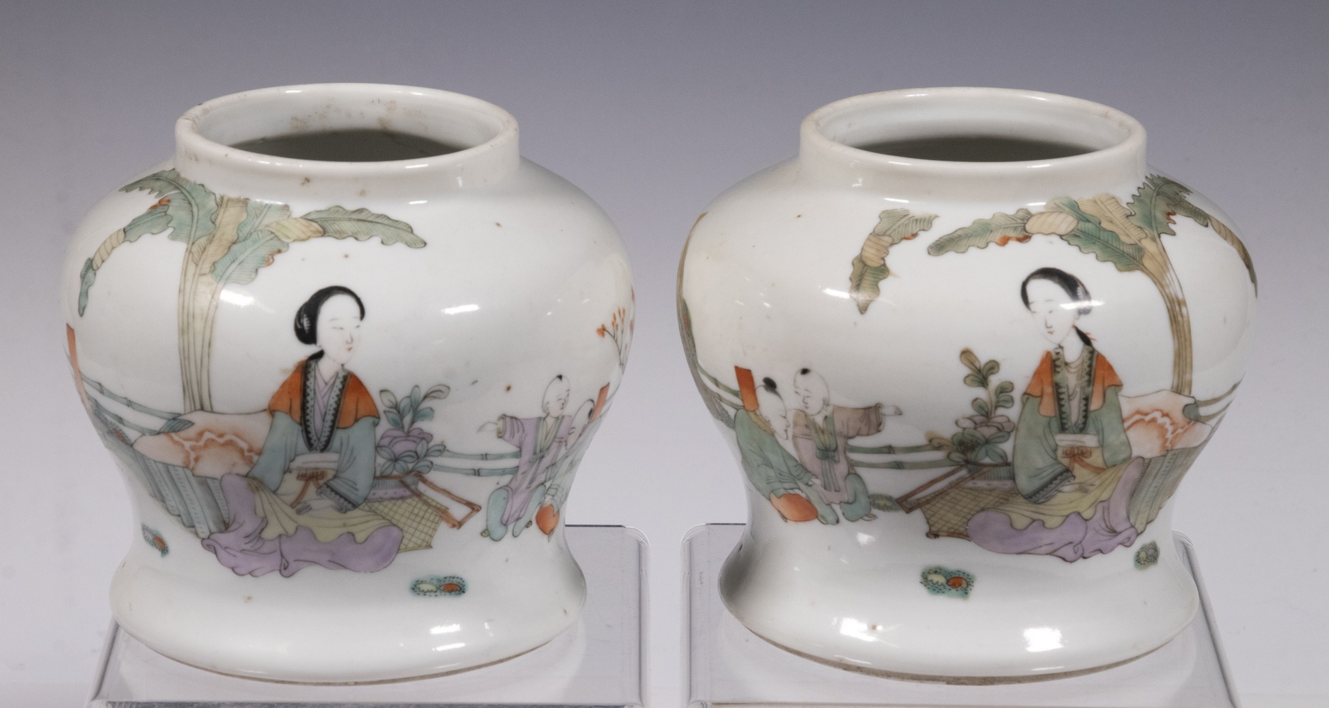 PR CHINESE PORCELAIN JARS Matched