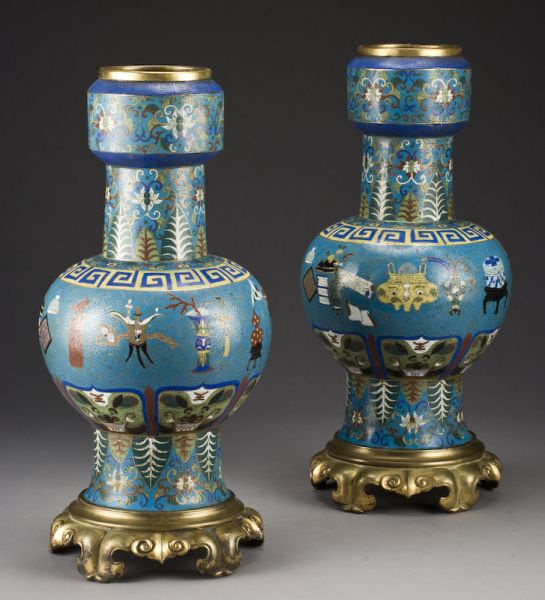 Pr. Chinese Qing Qianlong cloisonne