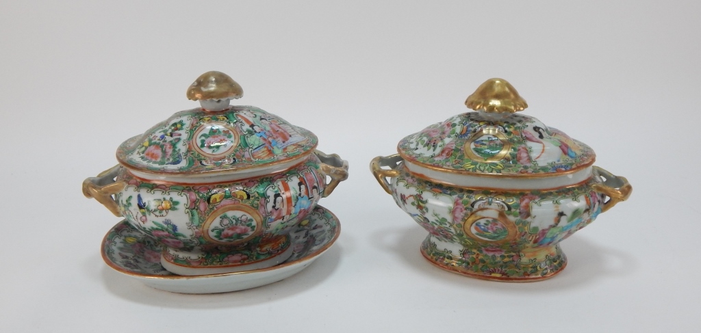 PR CHINESE ROSE MEDALLION COVERED