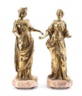 PR CLASSICAL STYLE GILT FIGURA