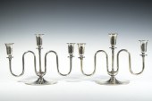 PR COHR DANISH SILVER CANDELAB