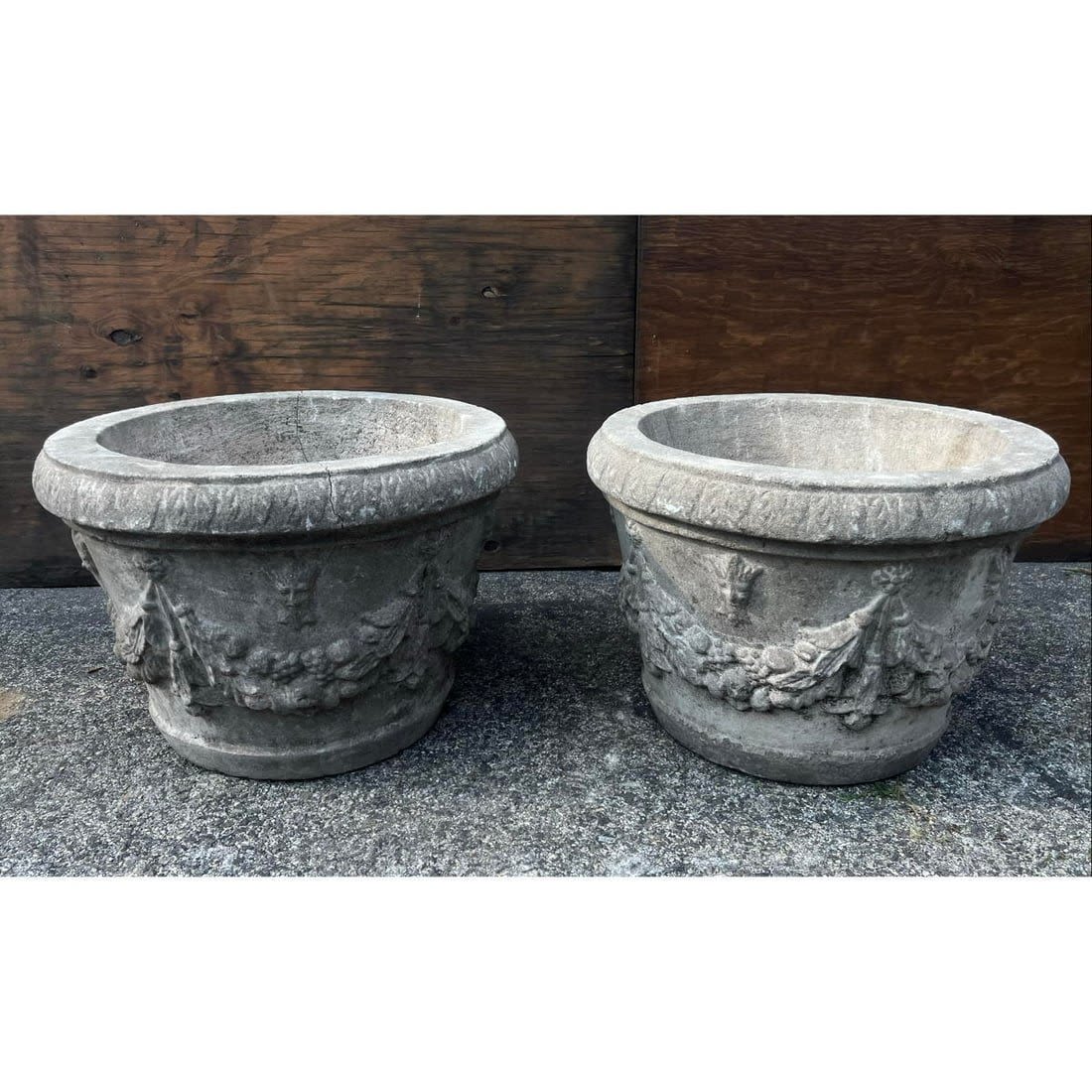 Pr Concrete Garden Urn Planters.