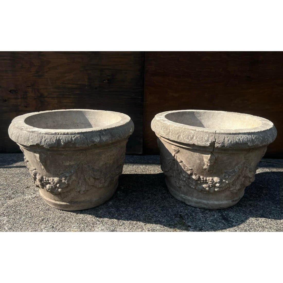 Pr Concrete Garden Urn Planters.