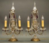 PR CRYSTAL GIRANDOLESA pair of