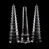 PR, CRYSTAL PAGODA OBELISKS &