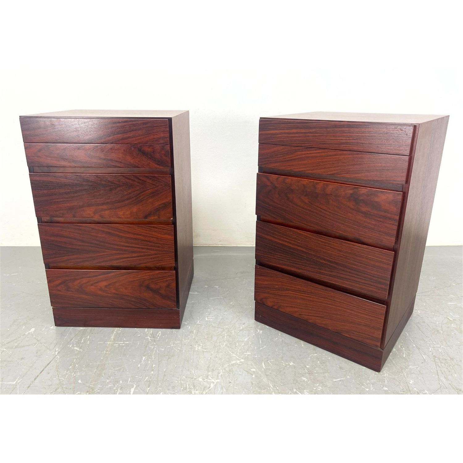 Pr Danish Modern Rosewood Dressers.