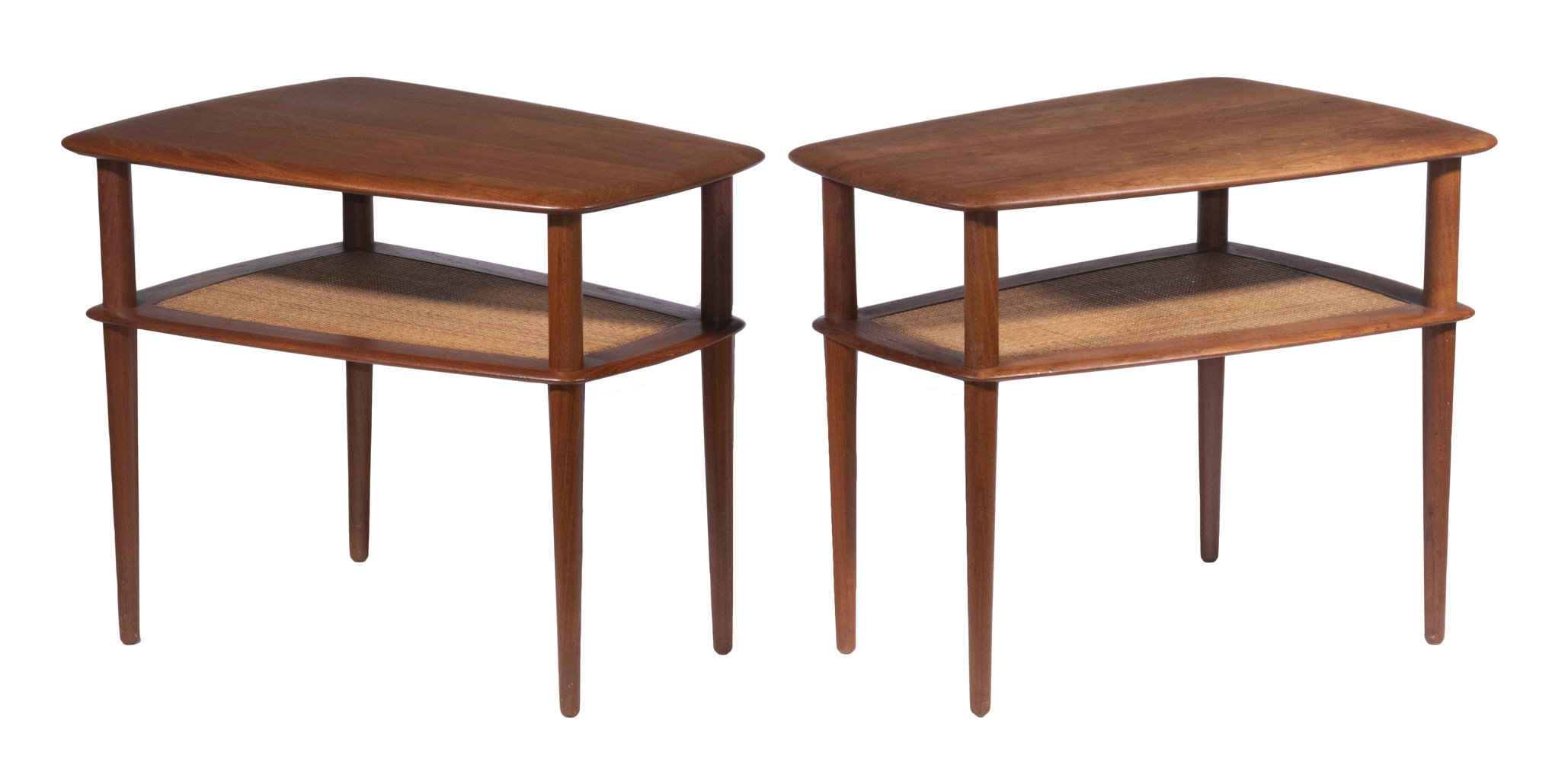 PR DANISH MODERN TEAK END TABLES