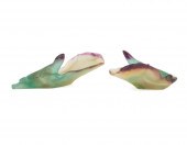 PR DAUM PATE DE VERRE LEAF VID