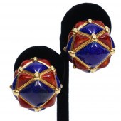 PR. DAVID WEBB ENAMEL & 18K YG
