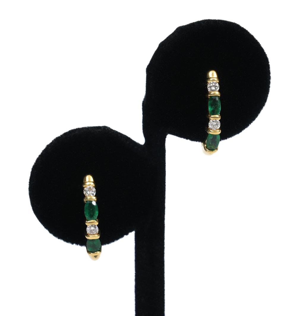 PR. DIAMOND, EMERALD & 18K YG