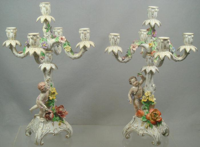 Pr Dresden cherub decorated