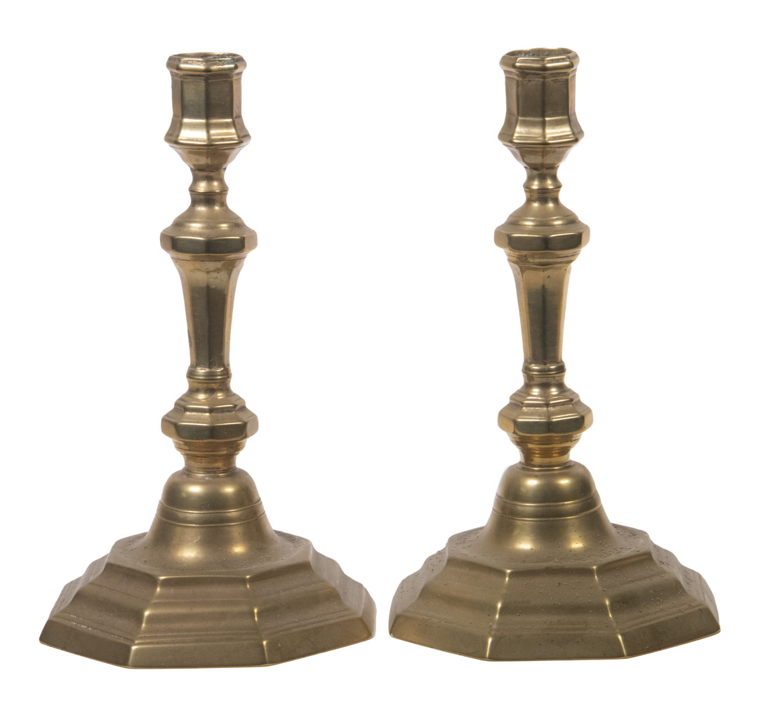 PR EARLY FRENCH CANDLESTICKS Pair