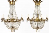 PR. EMPIRE STYLE GILT & CRYSTA