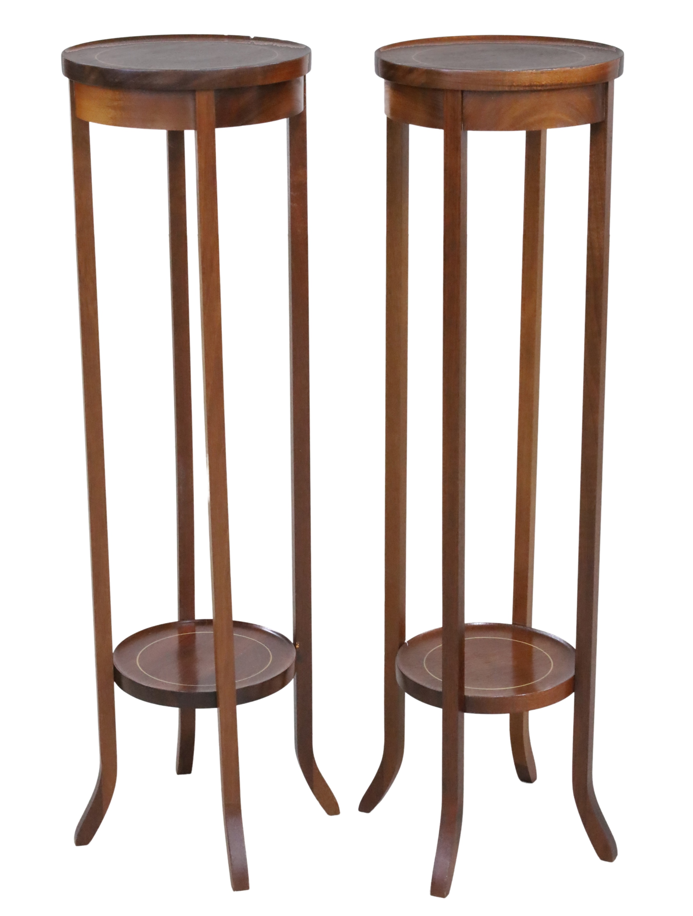 PR ENGLISH MAHOGANY INLAID PLANT