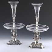 Pr. English silver plate and c