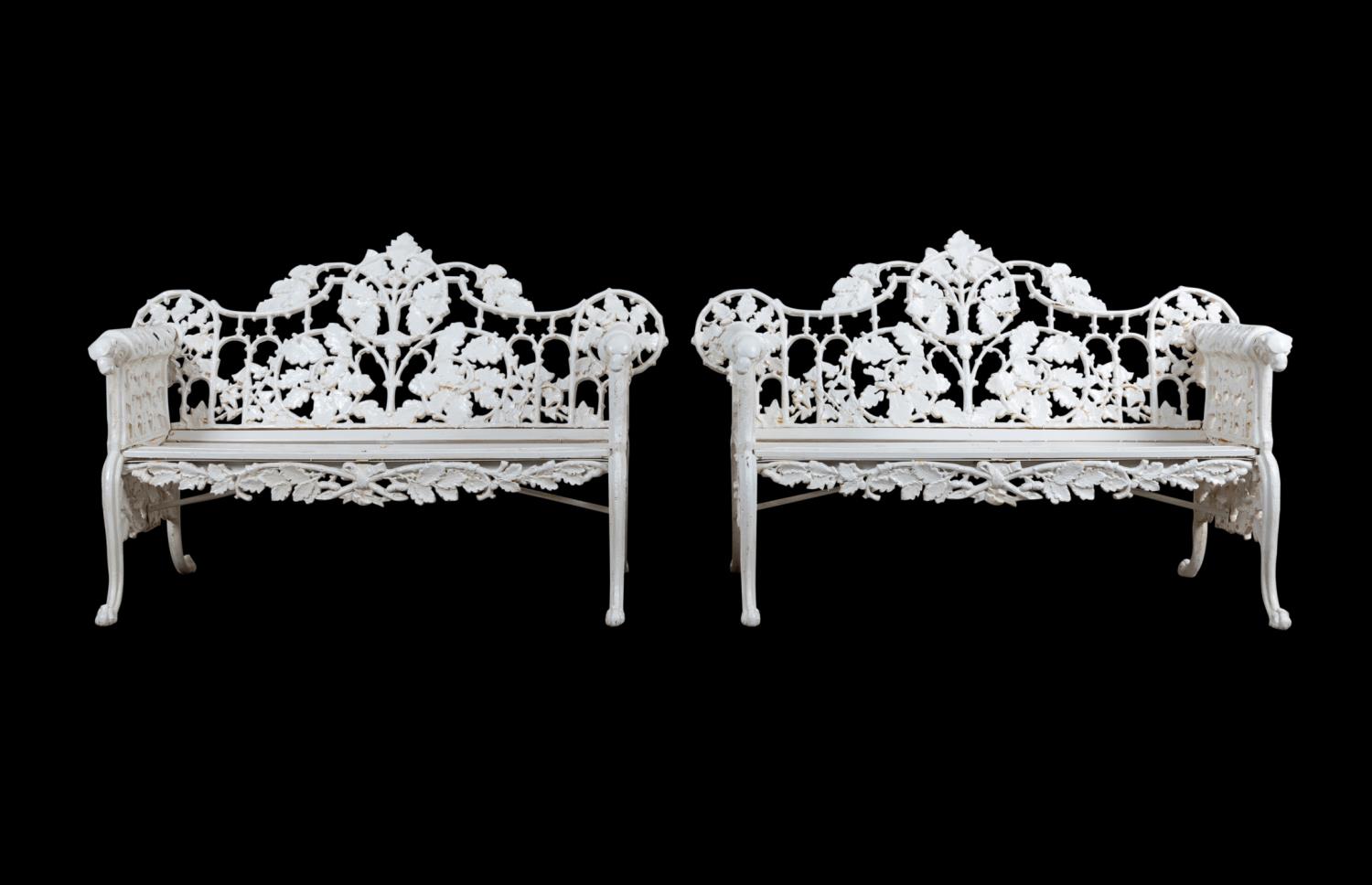 PR ENGLISH WHITE PAINTED CAST