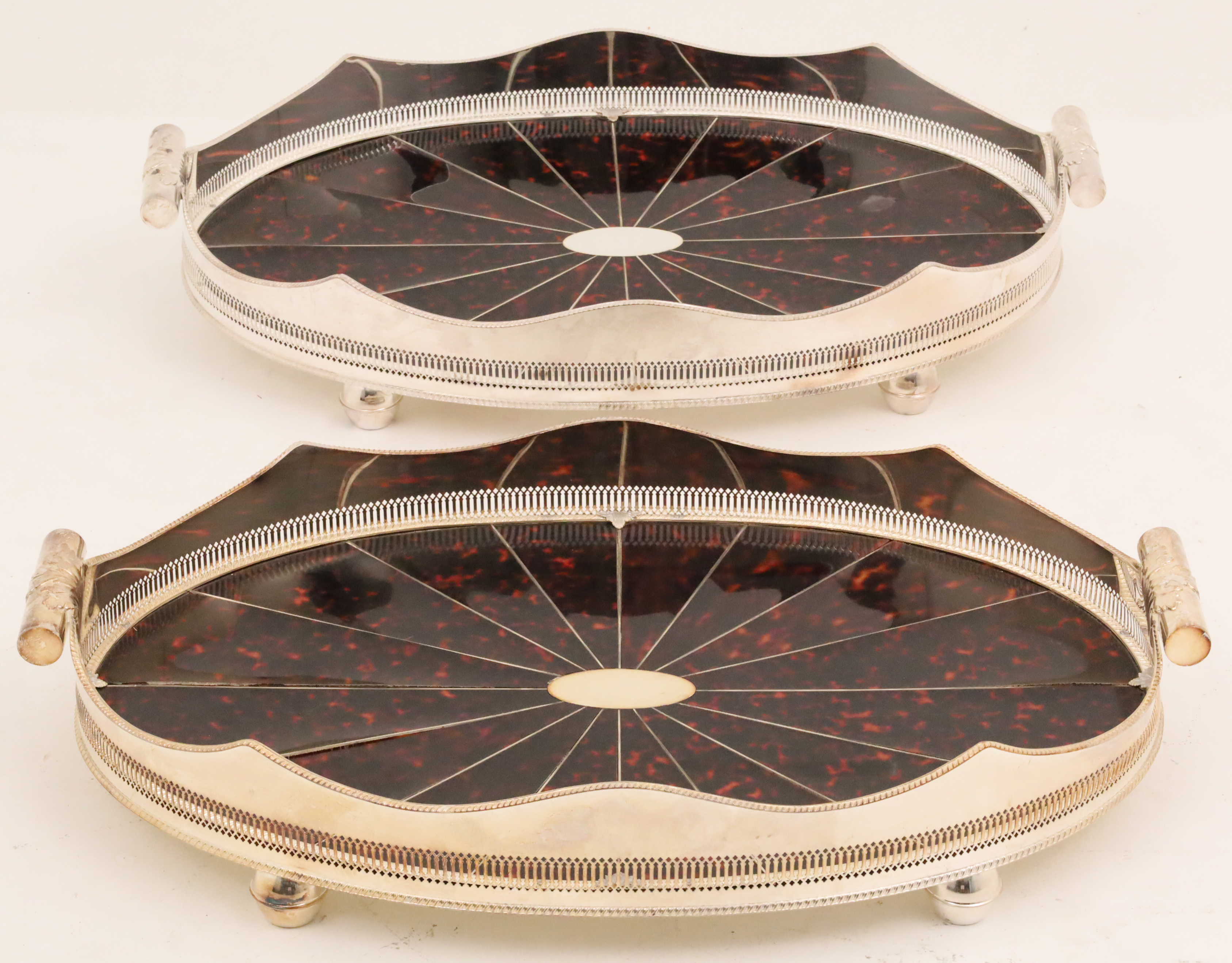 PR FAUX TORTOISESHELL SILVER PLATED