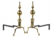 PR FEDERAL BRASS ANDIRONS SIGN