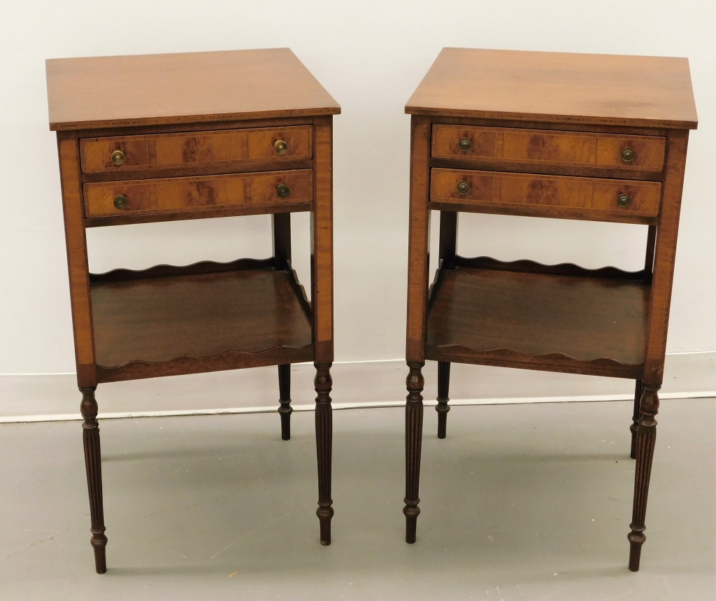 PR FEDERALIST STYLE TWO DRAWER