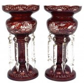 (PR) FLORAL RUBY GLASS CUT TO