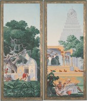 PR. FRAMED ZUBER WALLPAPER PAN