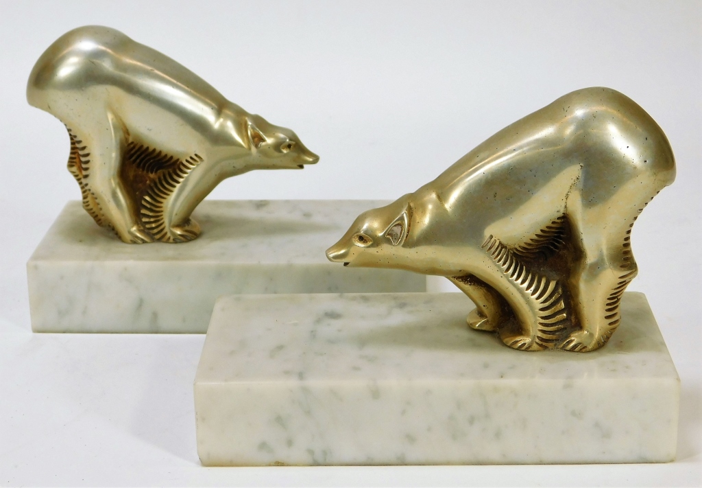 PR FRENCH ART DECO BRONZE POLAR