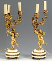 PR. FRENCH BRONZE CHERUB FIGUR