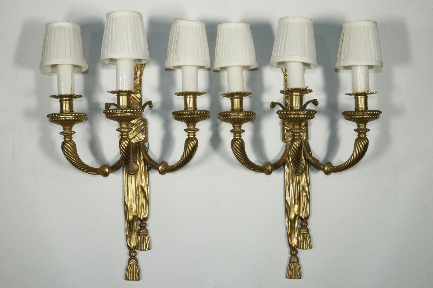 PR FRENCH BRONZE ELECTRIC SCONCES