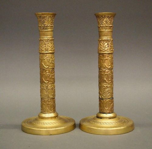 PR FRENCH CANDLESTICKSA pair of