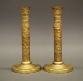 PR FRENCH CANDLESTICKSA pair o
