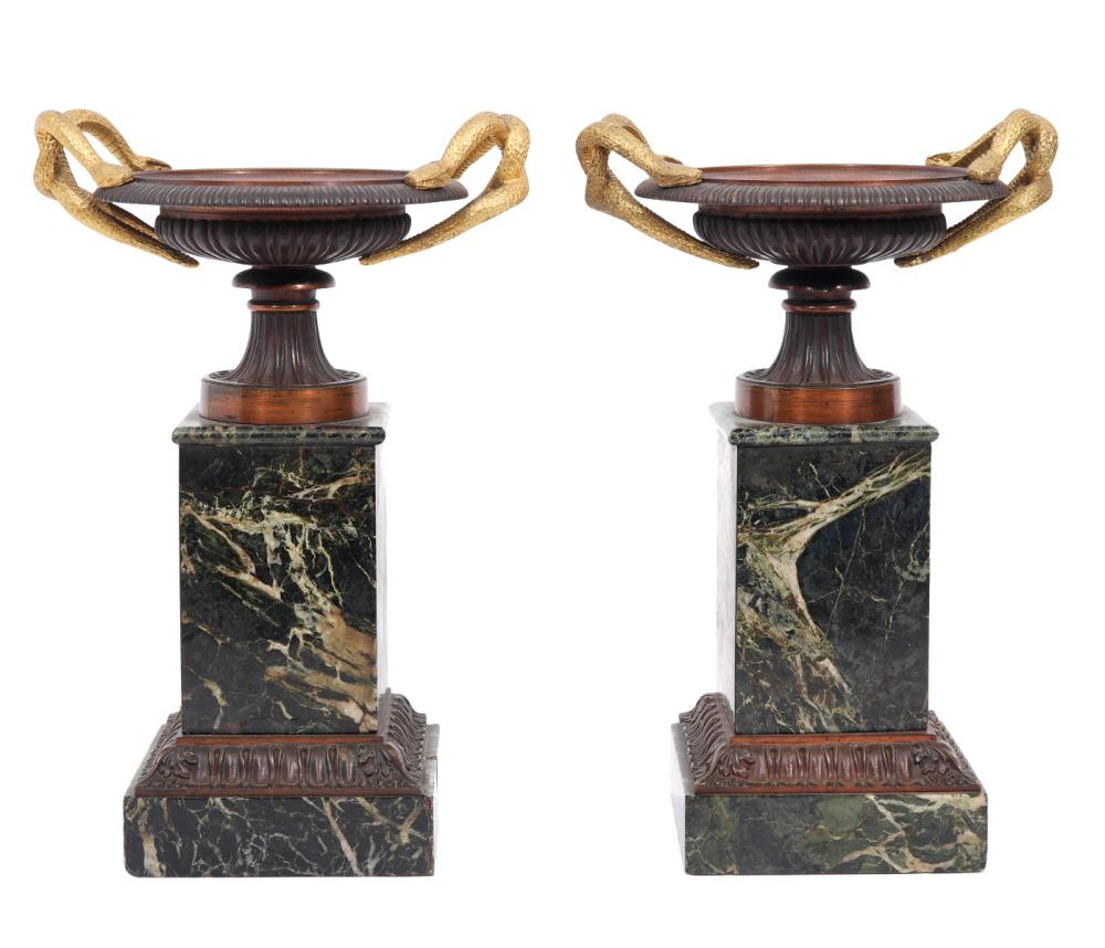 PR. FRENCH EMPIRE PATINATED &